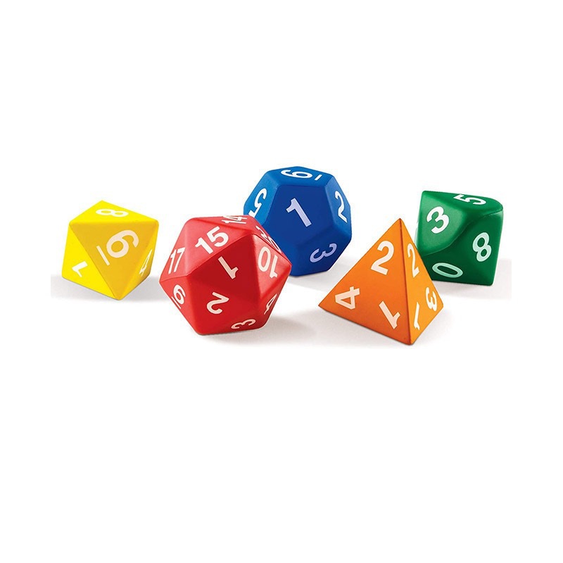 Polyhedral Math Dice